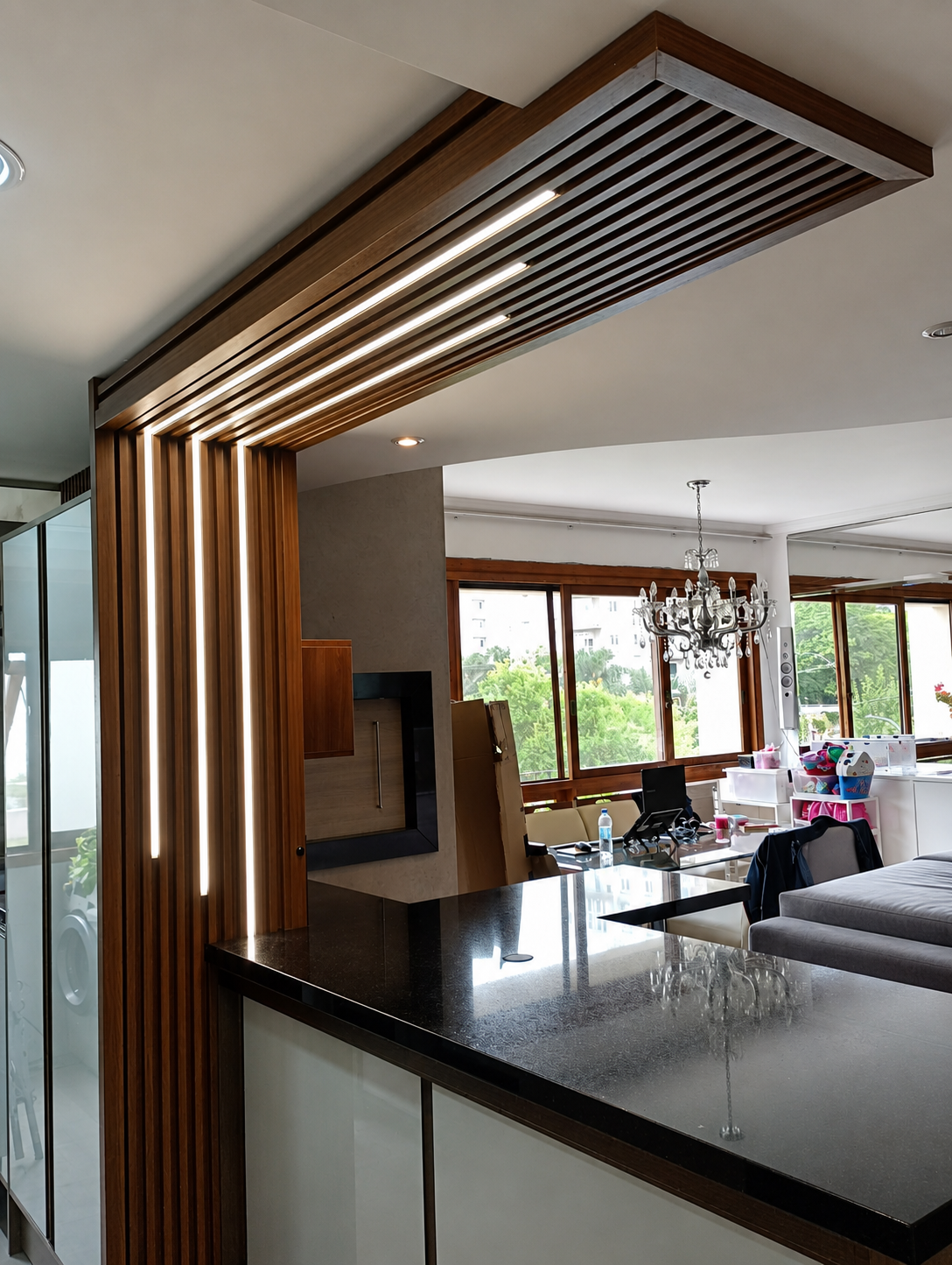 Painéis ripados e ripas decorativas em PVC